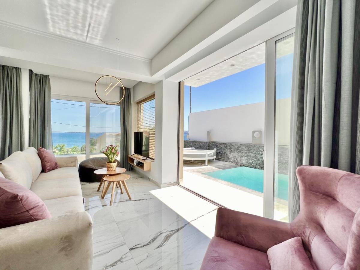 Luxury Villa Barbati Sun With Private Pool By Dadovillas מראה חיצוני תמונה