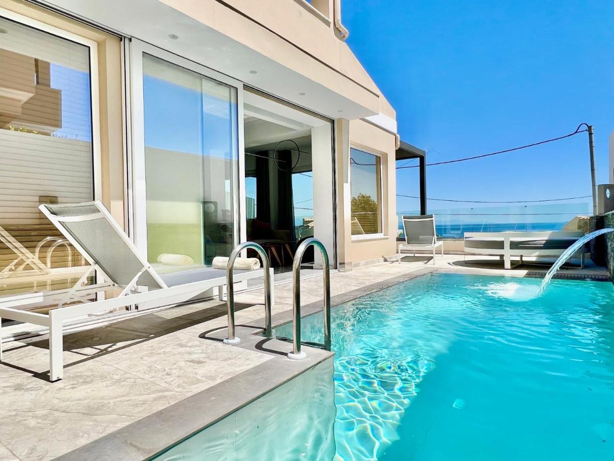 Luxury Villa Barbati Sun With Private Pool By Dadovillas מראה חיצוני תמונה