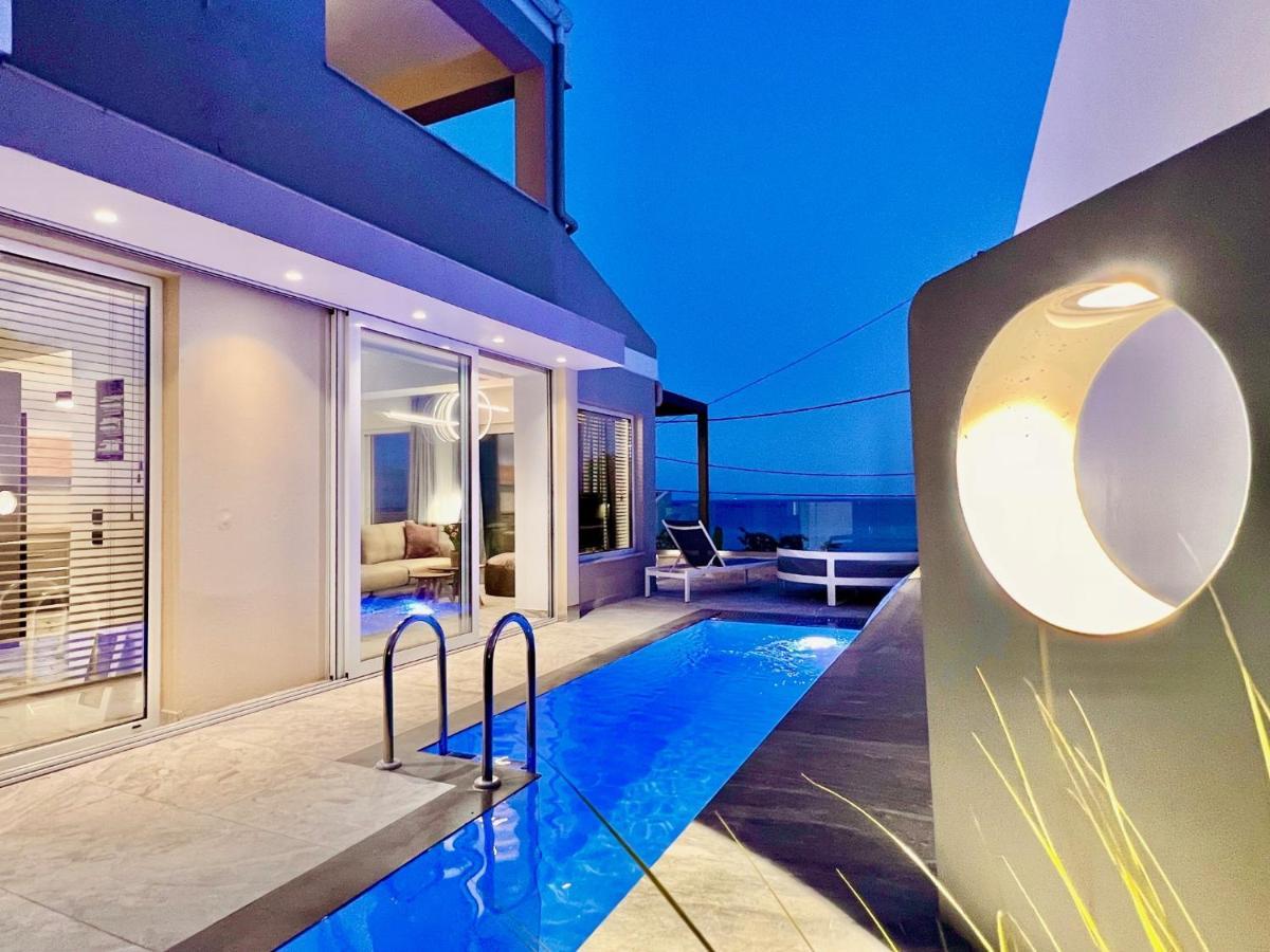 Luxury Villa Barbati Sun With Private Pool By Dadovillas מראה חיצוני תמונה