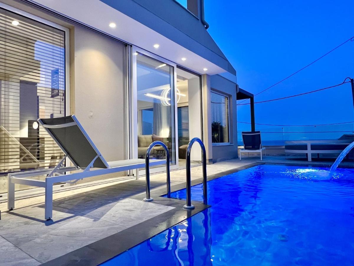 Luxury Villa Barbati Sun With Private Pool By Dadovillas מראה חיצוני תמונה