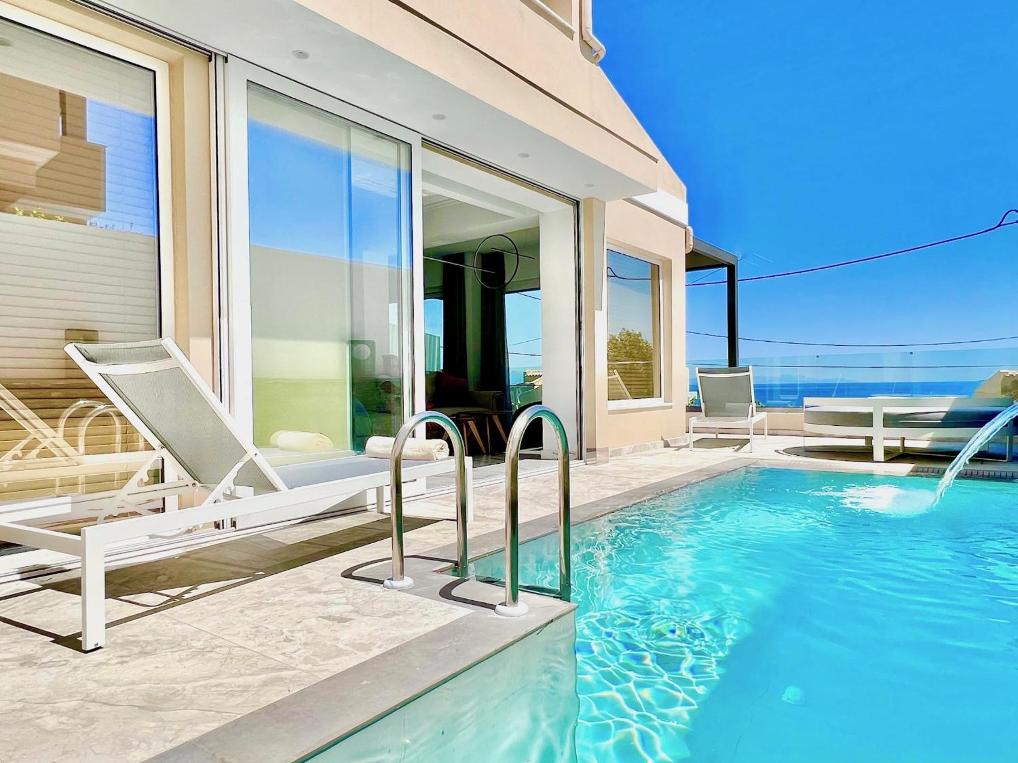 Luxury Villa Barbati Sun With Private Pool By Dadovillas מראה חיצוני תמונה